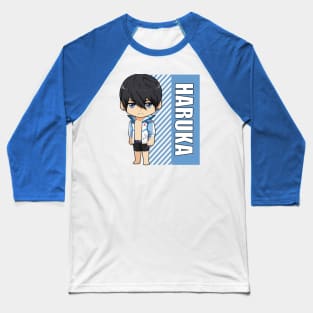 Free Chibi Haruka Nanase Baseball T-Shirt